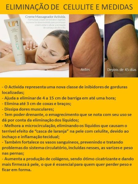 Activida - creme massageador corporal